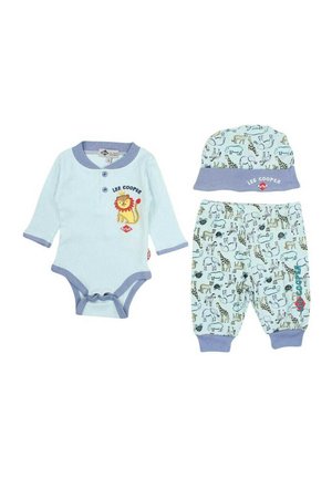 Lee Cooper ENSEMBLE IMPRIMÉ LOGO EN - Pantaloni - bleu