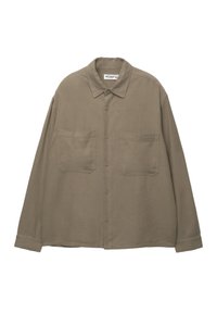 LONG SLEEVE BLEND - Overhemd - taupe