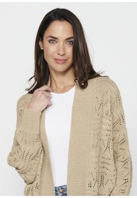 Koroshi Strickjacke - beige