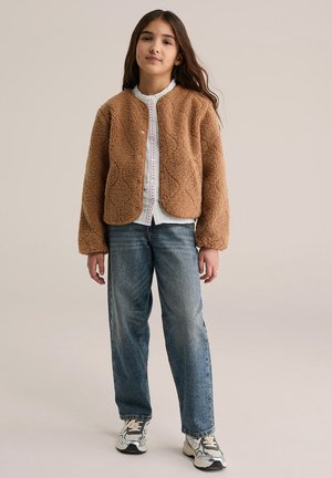 Flísová bunda - light brown