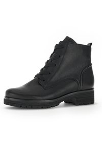 Gabor Comfort ELEGANTE - Stivaletti stringati - schwarz mel