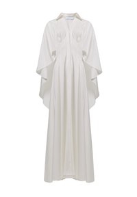 Leem MARKED WAIST - Maxi-jurk - white
