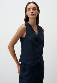 Jimmy Key V-NECK SLEEVELESS PLAIN  - Smanicato - dark blue