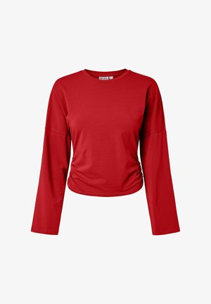 Pieces, OBERTEIL MIT LANGEN ÄRMELN PCALLI - T-shirt à manches longues - rush