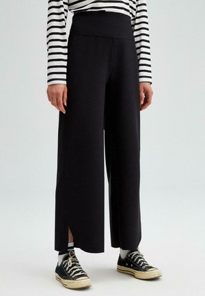 CREPE  - Trousers - black