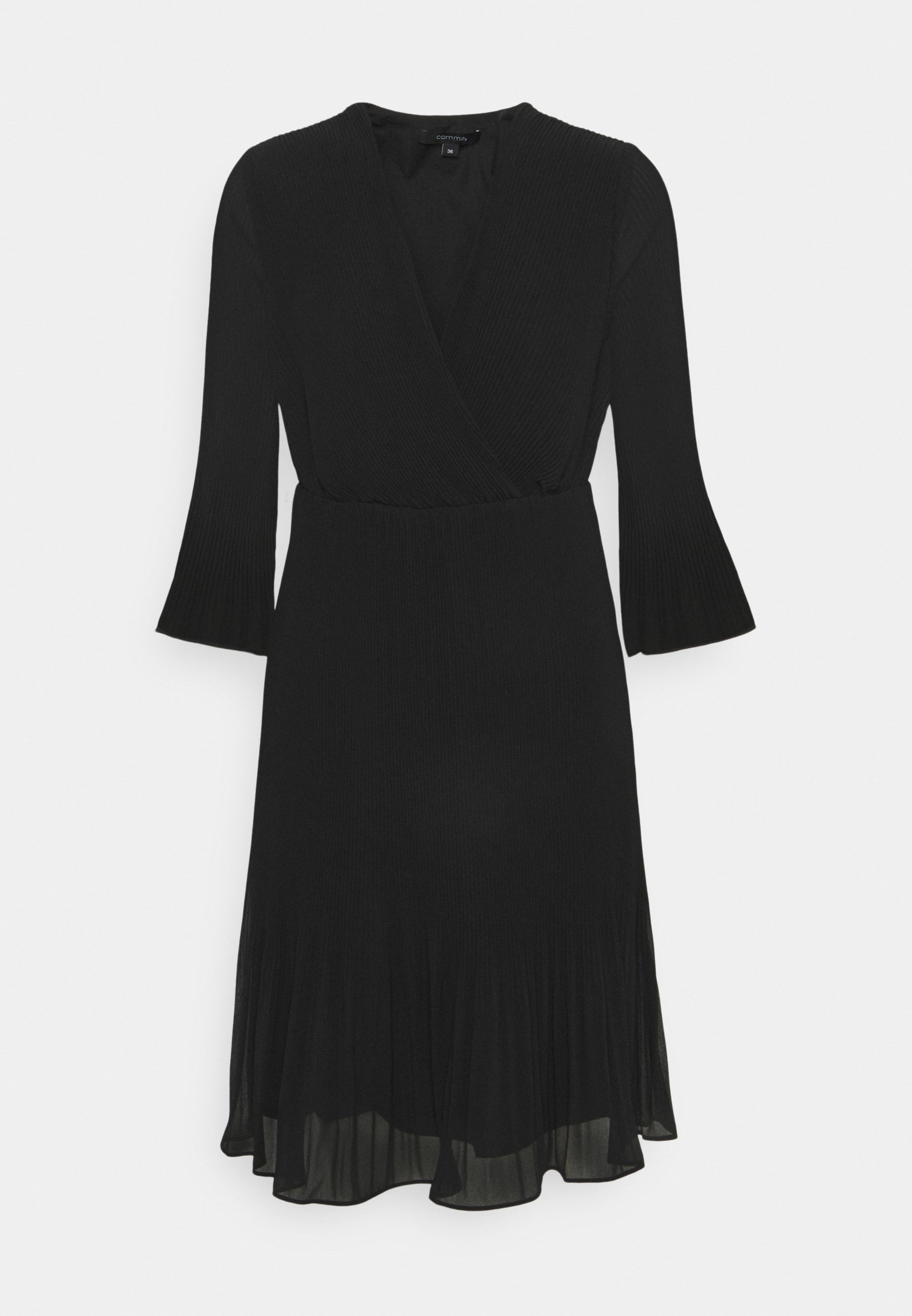 Comma Kleid Kurz Cocktailkleid Festliches Kleid Black Schwarz Zalando At