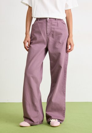 JENS PANT CLARK - Τζιν χαλαρής εφαρμογής - lilac