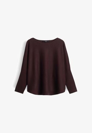 someday., OVERSIZED CAPE SHAPE - Langarmshirt - mahogany