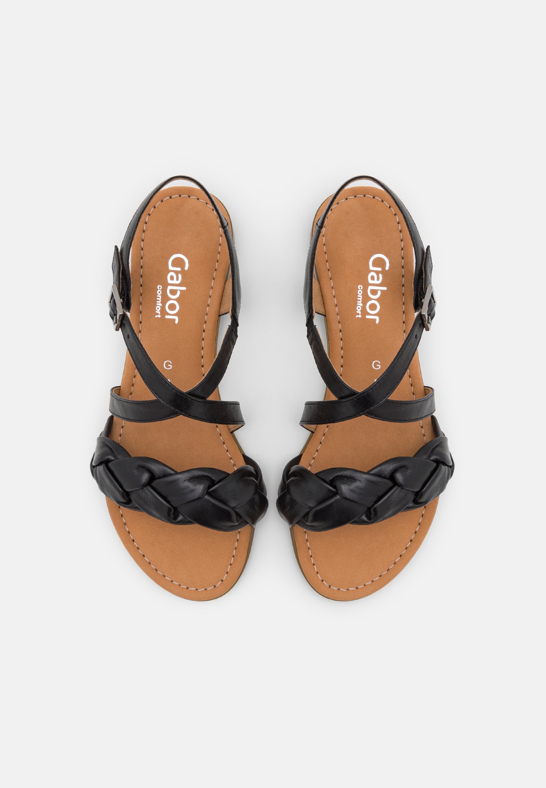 Gabor Comfort Sandalen - schwarz/zwart - Zalando.be
