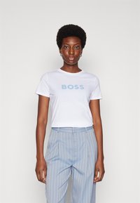 BOSS ELOGO - Triko s potiskem - white
