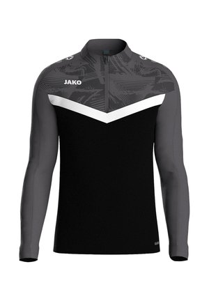 JAKO ICONIC HALFZIP - Sweatshirt - schwarzgrau