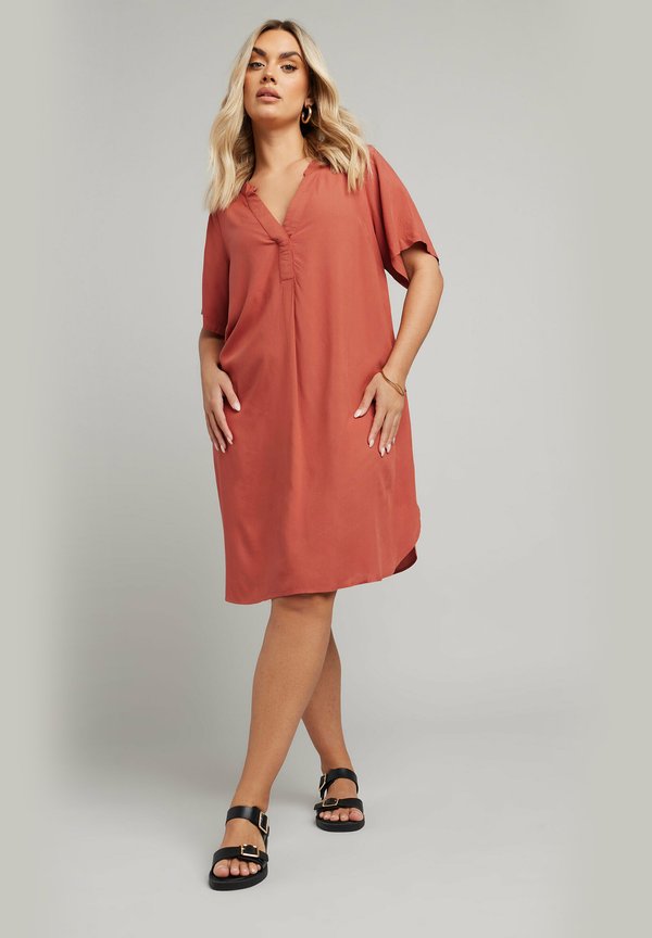 Freizeitkleid - orange