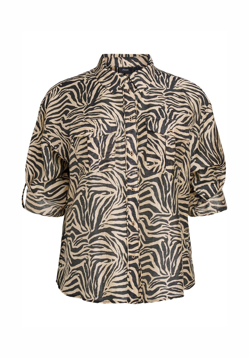 Zizzi Overhemdblouse zwart