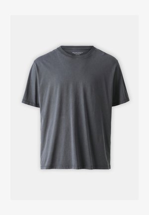 Jack & Jones, JORRAVEN WASHED TEE CREW NECK - T-shirt imprimé - ebony