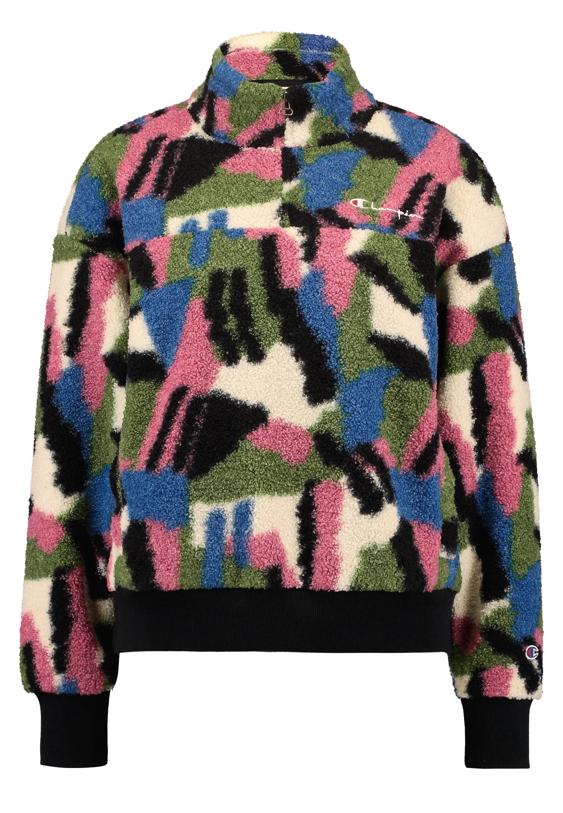 champion jumper with logo all over