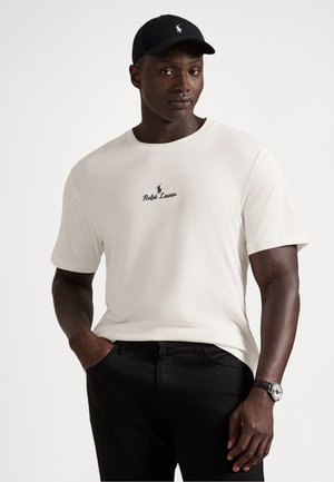 LOGO JERSEY T-SHIRT - T-shirt basique - deckwash white