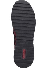 Rieker Slip-ons - rot-schwarz/schwarz