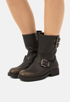 Botines bajos - dark brown melange