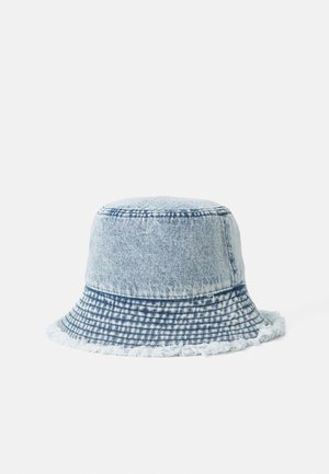 WASHED BUCKET HAT - Hat - denim