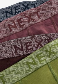 Next WAISTBAND 4 PACK  - Úzké boxerky - blue green pink metallic waistband