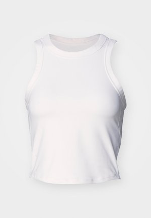 Nike Performance ONE FITTED CROP TANK - Débardeur - white