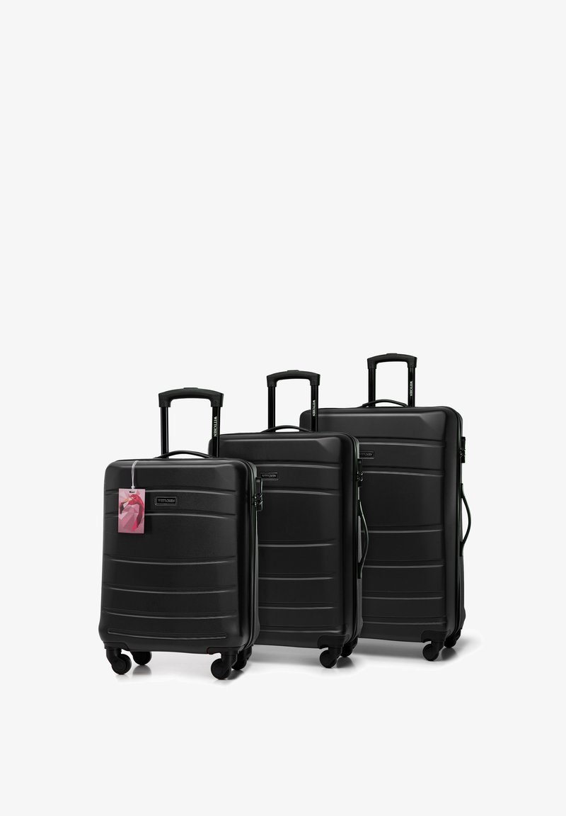 WITTCHEN LUGGAGE SET WITH TAG FROM ABS - Trolley - black