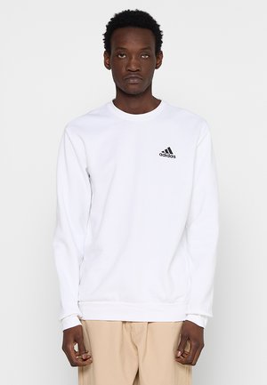 FEEL COZY ESSENTIALS FLEECE - Felpa - white/black