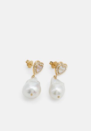 Guess AMAMI - Oorbellen - yellow gold-coloured/white