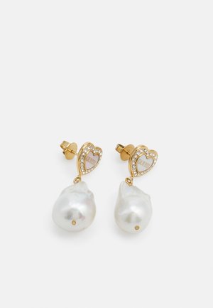 AMAMI - Earrings - yellow gold-coloured/white