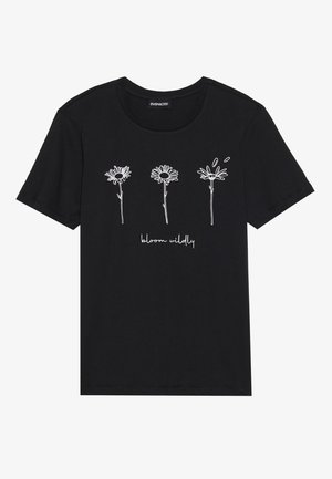 Even&Odd Print T-shirt - black