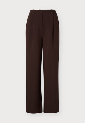 Modström, GALEMD WIDE PANTS - Панталони - seal brown