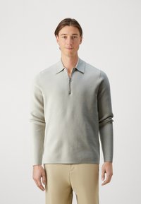 Samsøe Samsøe - GUNA HALF ZIP - Jersey de punto - moonstruck Imagen en miniatura 1