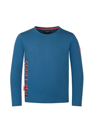 STAVANGER XT - Long sleeved top - nordic blue/flame orange