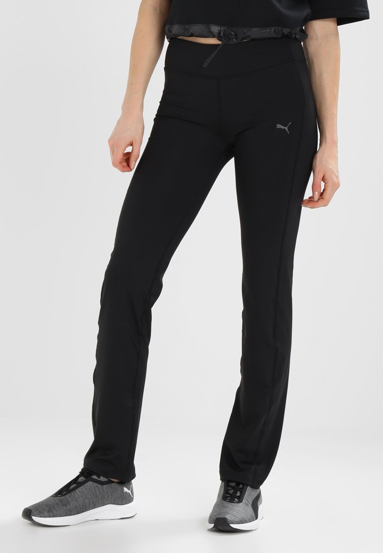 puma tracksuit bottoms black