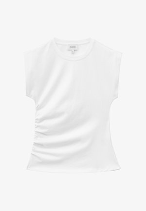 & OTHER STORIES, & OTHER STORIES RUCHED TOP - Top - white