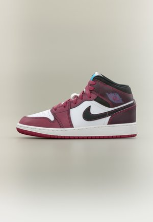 Jordan AIR JORDAN 1 MID SE UNISEX - Baskets montantes - sweet beet/desert pink/off noir/white/baltic blue/chalk