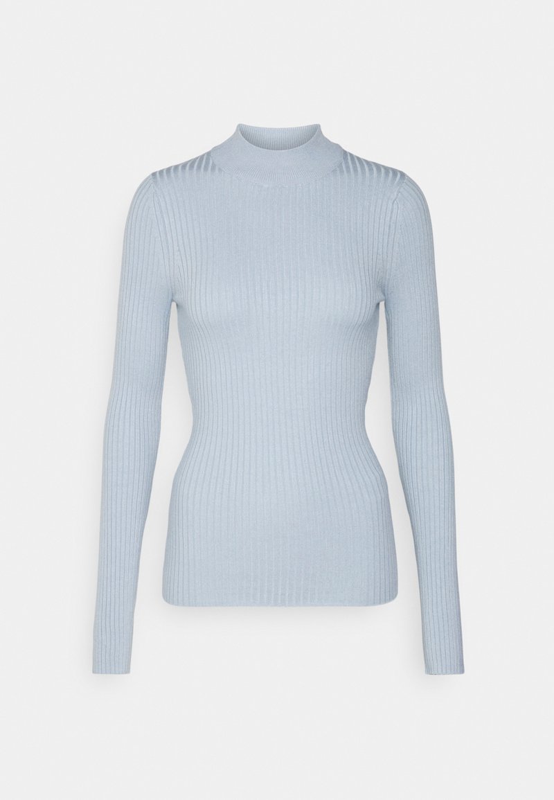 Damen Strickjacken | Even&Odd Tall TURTLE NECK JUMPER Strickpullover light blue/hellblau - RO21915 Damen Strickjacken | Even&Odd Tall TURTLE NECK JUMPER Strickpullover light blue/hellblau - RO21915