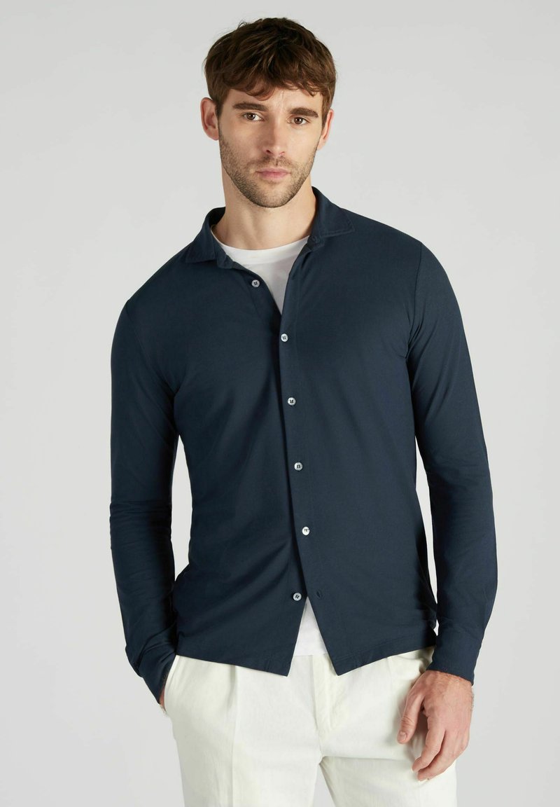 Slowear SLIM FIT granatowy