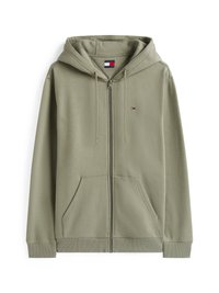 FLAG ZIP THRU - Hoodie - utility sage