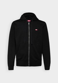 Diesel S-GINN HOOD ZIP UNISEX - Felpa con zip - black