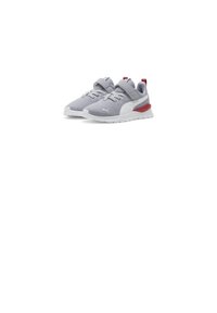 Puma ANZARUN LITE AC UNISEX - Zapatillas running asfalto - gray fog- white-club red
