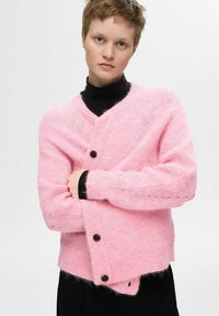 Selected Femme SLFLULU CARDIGAN - Kardigán - peony