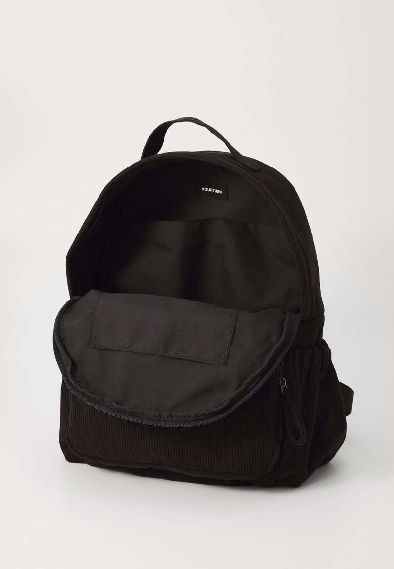 Zaino in velluto a coste, piccolo zaino semplice Y2K estetico zaino casual zaino da donna, Rosso, Taglia unica