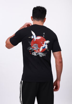 Print T-shirt - black