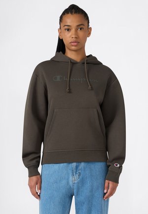 Champion, SPORTSWEAR HOODIE STANDARD FIT - Jersey con capucha - dark green
