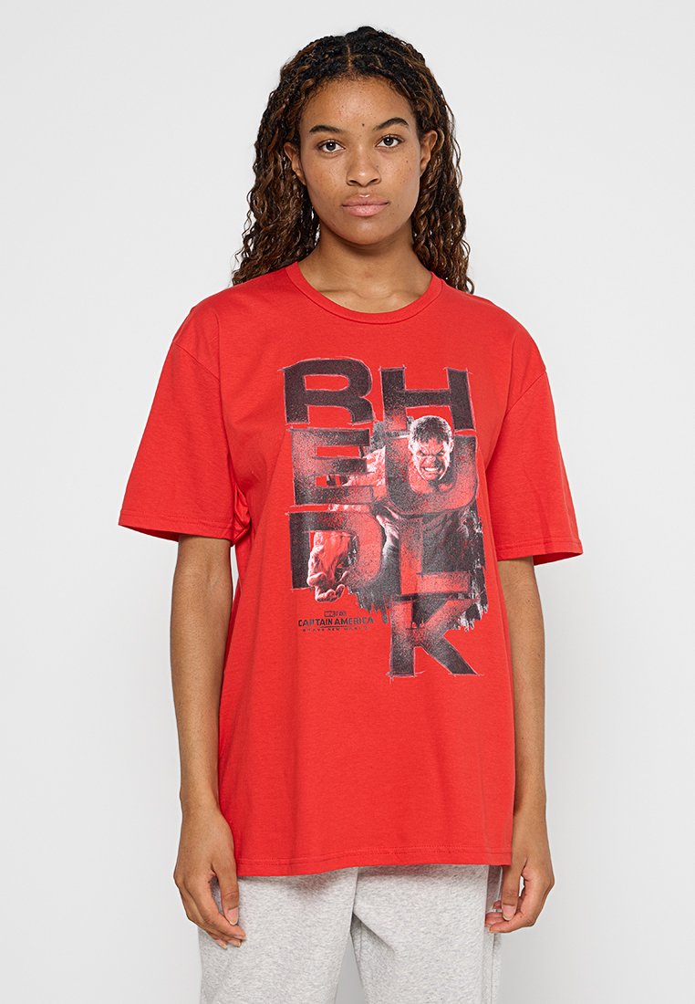 Marvel T-shirt print rood