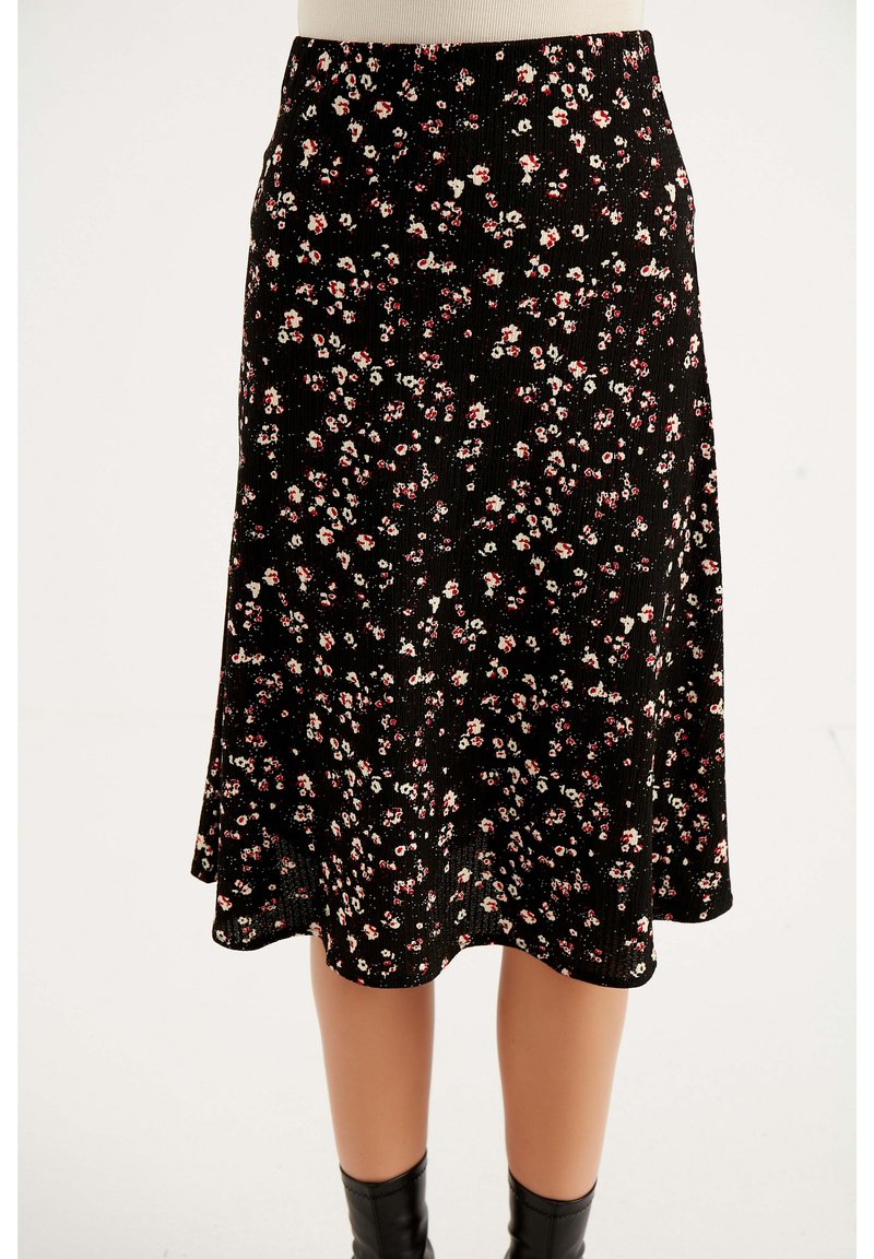Herita Gonna a campana - black