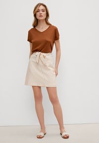 comma STREIFEN - A-lijn rok - stripes terra