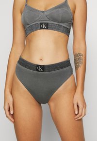 Calvin Klein Swimwear AUTHENTIC HIGH RISE - Cuecas de biquíni - black