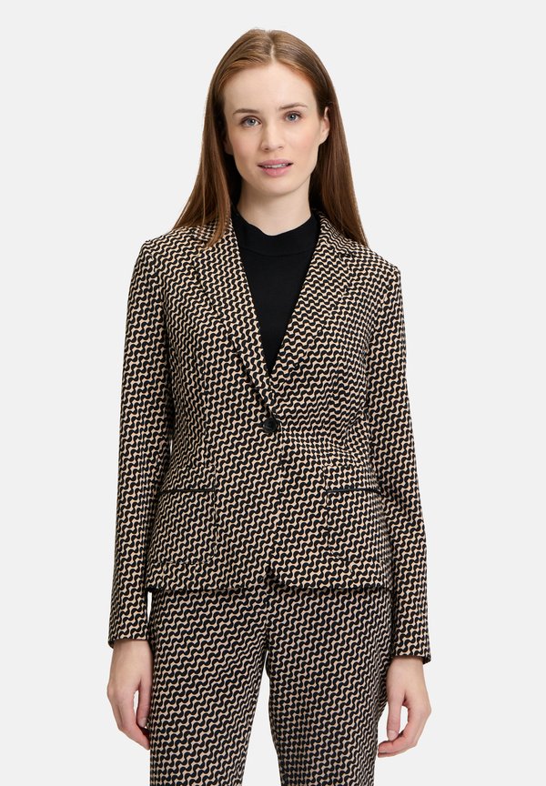 Blazer - noir beige